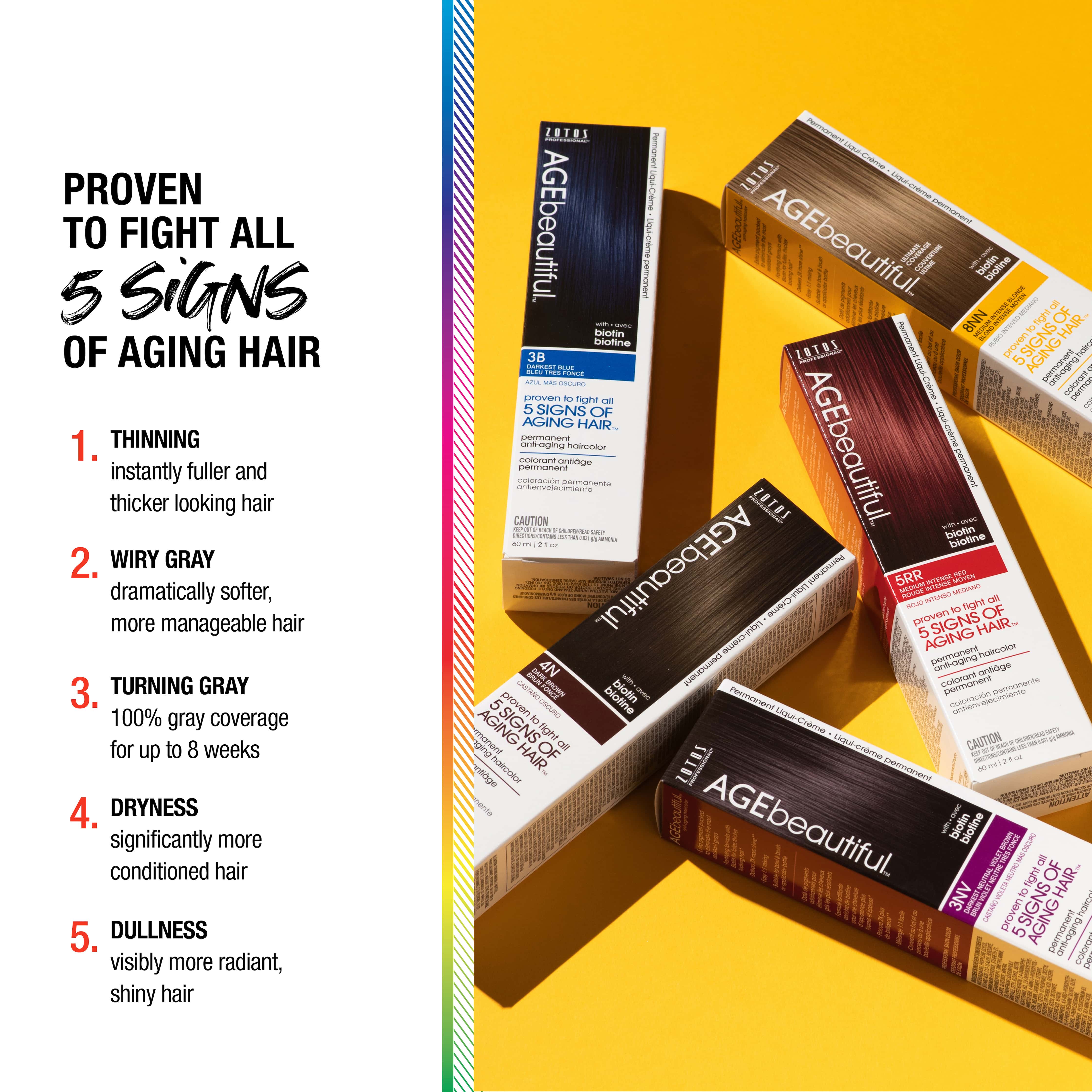 Agebeautiful products for aging hair